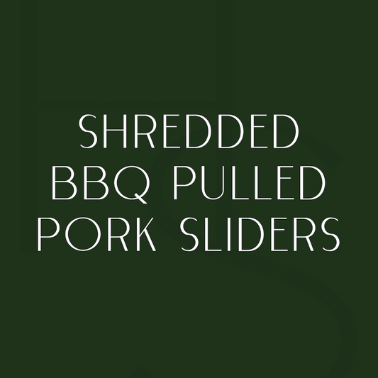 Shredded BBQ Pulled Pork Sliders