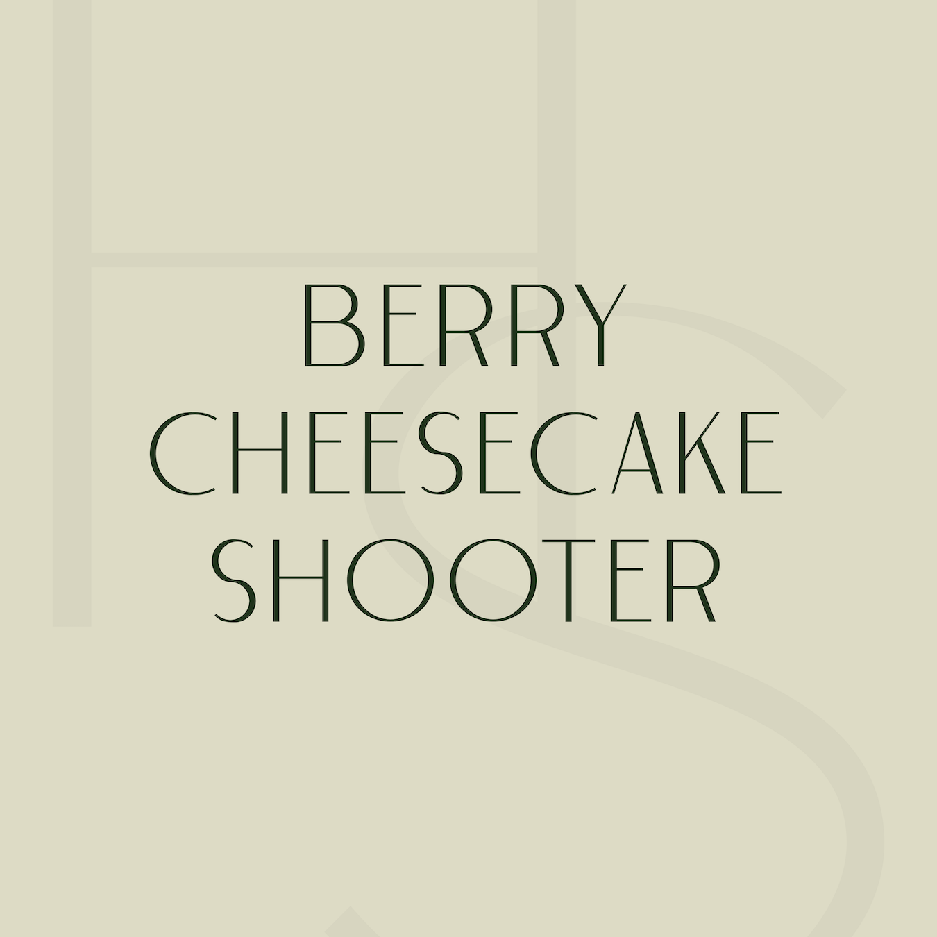 Berry Cheesecake Shooter
