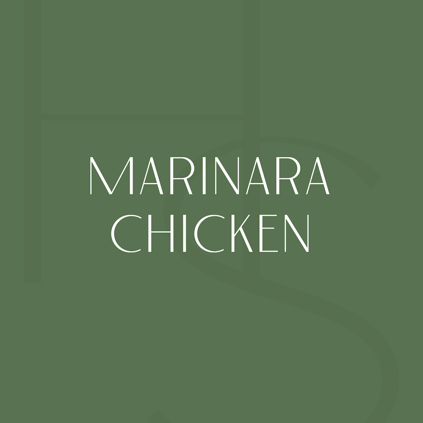 Marinara Chicken