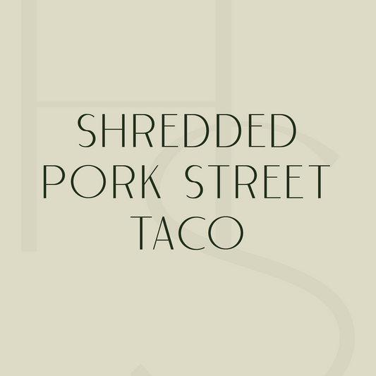 Shredded Pork Street Taco